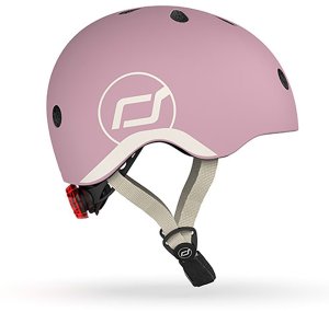 Zestaw: Scoot and Ride HK1 Push and Go 2w1 jeździk i hulajnoga dla dzieci 1-5 lat, kolor: Wildberry + kask rozm. XXS-S + ochraniacze ROSE XXS 41