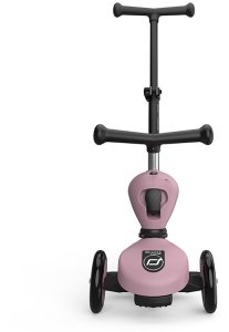 Zestaw: Scoot and Ride HK1 Push and Go 2w1 jeździk i hulajnoga dla dzieci 1-5 lat, kolor: Wildberry + kask rozm. XXS-S + ochraniacze ROSE XXS 8