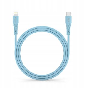 Kabel USB ForCell USB-C - Lightning 1 m Niebieski 3