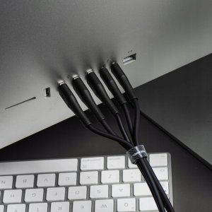 Kabel USB C do USB C Forcell F-Energy QC4.0 PD 3A 60W Silicone 1 m C344 czarny 9