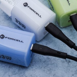 Kabel USB C do USB C Forcell F-Energy QC4.0 PD 3A 60W Silicone 1 m C344 czarny 10