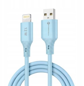 Kabel USB A do Lightning Forcell F-Energy 2,4A 12W Silicone 1 m C343 niebieski 3