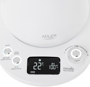 Czajnik Adler AD 1349w Biały 7