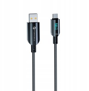 Kabel USB ForCell USB-A - USB-C 1.2 m Czarny 3