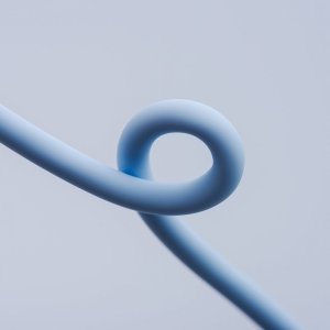 Kabel USB ForCell USB-C - USB-C 1 m Niebieski 3