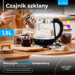 Czajnik Adler AD 1299 Czarny 19