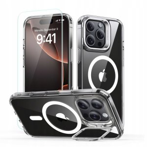 Etui ESR Classic Hybrid Kickstand MagSafe do Apple iPhone 17 Pro Max Clear/black 2