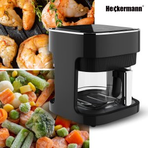 Frytkownica beztłuszczowa 4L 1500W Heckermann HF-155 Piekarnik Air Frayer Szklany 12