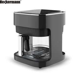 Frytkownica beztłuszczowa 4L 1500W Heckermann HF-155 Piekarnik Air Frayer Szklany 2
