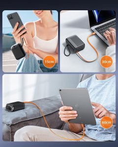 Powerbank Innostyle TransiMini FlexCharge 10000mAh Czarny 7