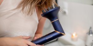 Suszarka do włosów z funkcją jonizowania Humanas AirTouch HD-AT02 - fioletowa 8