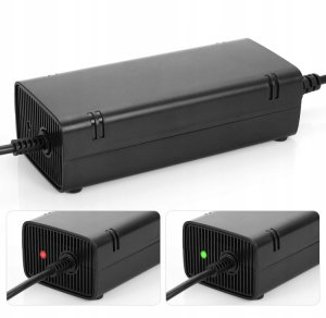 ZASILACZ DO KONSOLI XBOX 360 E + KABEL ZASILAJĄCY 5