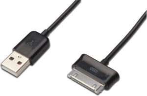 Kabel USB Ednet USB-A - Samsung 30-pin 0.5 m Czarny (31501) 1