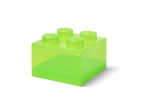 LEGO Lego Brick 4 jasnozielony przeźroczysty 40090806 3