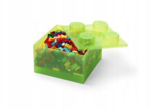 LEGO Lego Brick 4 jasnozielony przeźroczysty 40090806 5