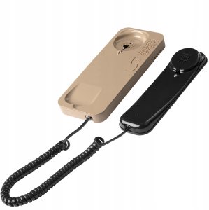 SMART 5P CYFRAL Unifon do systemu domofonowego analogowego 4+N, czarno beżowy 4