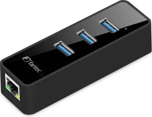 HUB USB Fantec 1x RJ-45  + 3x USB-A 3.0 (1959) 2