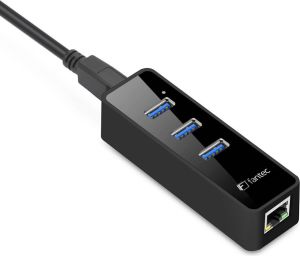 HUB USB Fantec 1x RJ-45  + 3x USB-A 3.0 (1959) 4