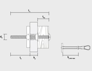 9Y4BTPLO CELO Uchwyt do pustych przestrzeni BT plus M4 40 szt. 2