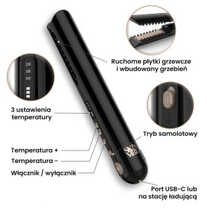 Prostownica SkinVibe Luna MiniWireless (SV-003BK) 14