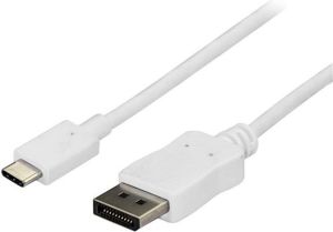 Kabel USB StarTech USB-C - DisplayPort 1.8 m Biały (CDP2DPMM6W) 1