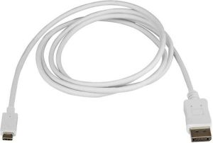 Kabel USB StarTech USB-C - DisplayPort 1.8 m Biały (CDP2DPMM6W) 2