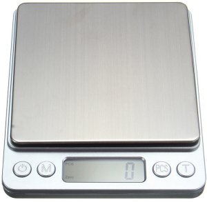 Waga jubilerska kuchenna 2000g 2kg lcd cyfrowa 0,1g precyzyjna gramowa 3