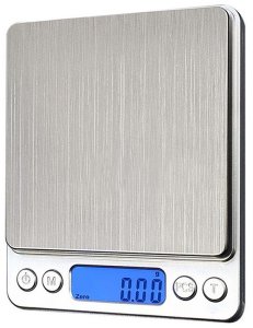 Waga jubilerska kuchenna 2000g 2kg lcd cyfrowa 0,1g precyzyjna gramowa 4