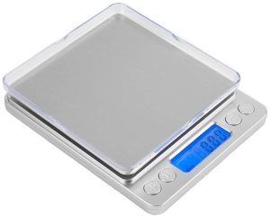 Waga jubilerska kuchenna 2000g 2kg lcd cyfrowa 0,1g precyzyjna gramowa 6
