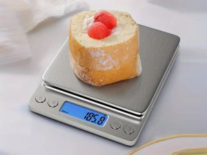 Waga jubilerska kuchenna 2000g 2kg lcd cyfrowa 0,1g precyzyjna gramowa 10