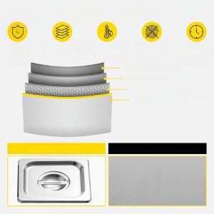 Myjka Ultradźwiękowa Przenośna Sterylizator + Timer 2L 60W 6