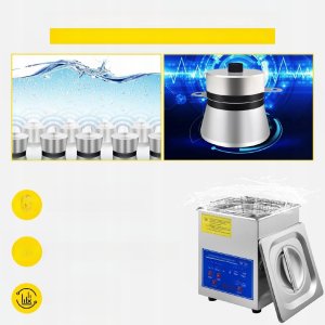 Myjka Ultradźwiękowa Przenośna Sterylizator + Timer 2L 60W 7