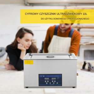 Myjka Ultradźwiękowa Przenośna 22L 500 W 7