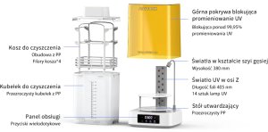 Myjka ciśnieniowa Anycubic myjka Wash Cure 3 Plus 6