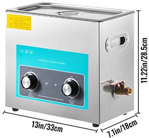 Ultradźwiękowa myjka 6,5 l szybkie czyszczenie, regulacja czasu Cyfrowa 2