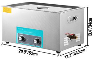 Myjka Ultradźwiękowa Sterylizator Kosmetyczny Przenośna 30 L 600W 7