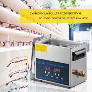 Myjka Ultradźwiękowa Przenośna 6L 180 W 7