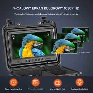 Kamera inspekcyjna profesjonalna endoskopowa 70 m + lokalizator 2