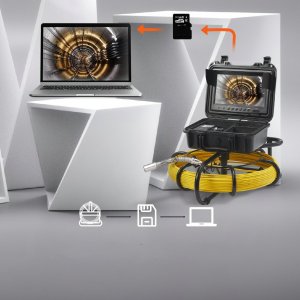 Kamera inspekcyjna endoskopowa Boroskop do rur i kanałów 120 m 12