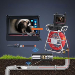 Samopoziomująca profesjonalna kamera inspekcyjna endoskopowa 100 m 9