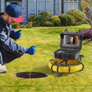 Kamera inspekcyjna endoskop Boroskop do rur i kanałów 91,5 m 15