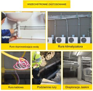 Kamera inspekcyjna do rur warsztatowa Endoskop 20m 14