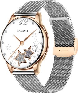 Smartwatch Rubicon Zestaw damski Smartwatch Asturia + bransoletka złota 2