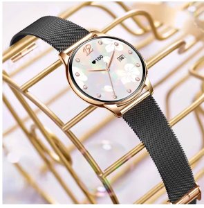 Smartwatch Rubicon Zestaw damski Smartwatch Asturia + bransoletka złota 5