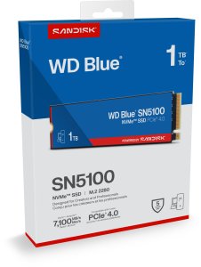 Dysk SSD WD SN5100 1TB M.2 2280 PCI-E x4 Gen4 NVMe (WDS100T5B0E-00CPE0) 5