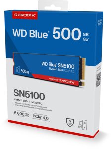 Dysk SSD WD SN5100 500GB M.2 2280 PCI-E x4 Gen4 NVMe (WDS500G5B0E-00CPE0) 6