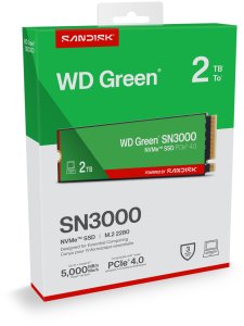 Dysk SSD SanDisk Green SN3000 2TB M.2 2280 PCI-E x4 Gen4 NVMe (WDS200T4G1E-00CPS0) 5