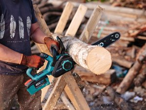 Piła łańcuchowa akumulatorowa NEVIQ 16"/18"(L16A50) (silnik bezszczotkowy) 5