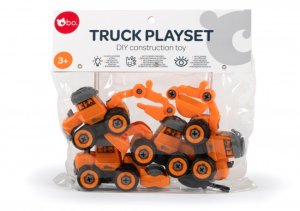 bo. DIY construction toy Building trucks 2