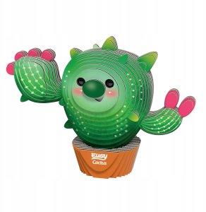 EUGY 3D Cardboard Model Kit - Cactus 2